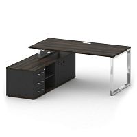 Стол руководителя с опорной греденцией Shift SK.SRG-180 (L)