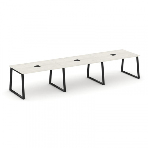 Style Project Стол переговорный SN-6T1.SPRG-022 Акация Лорка/Металл Антрацит/Заглушка Металл Антраци фото 5 Style Project Стол переговорный SN-6T1.SPRG-022 Акация Лорка/Металл Антрацит/Заглушка Металл Антраци фото 5