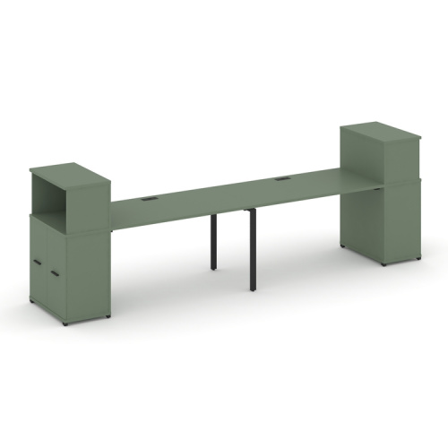 Бенч-система с опорными распашными шкафами Concept CN.ORS-225