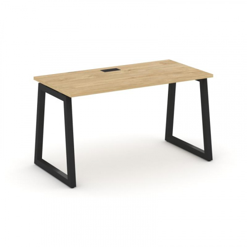 Style Project Стол письменный SN-5T1.SP-024 Акация Лорка/Металл Антрацит/Заглушка Пластик Черный 158 Style Project Стол письменный SN-5T1.SP-024 Акация Лорка/Металл Антрацит/Заглушка Пластик Черный 158