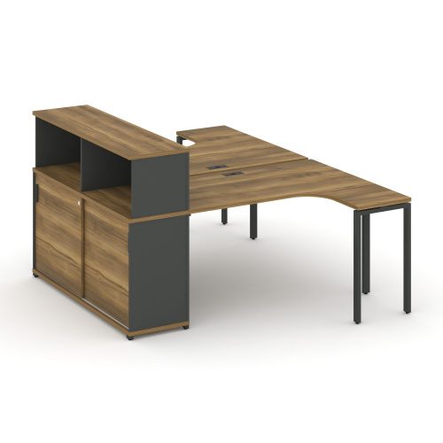 Бенч-система с опорным шкафом-купе с надставкой Concept CN.DSA-220 Бенч-система с опорным шкафом-купе с надставкой Concept CN.DSA-220