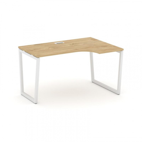 Style Project Стол рабочий эргоном. SN-4T2.SPA-001(R) Акация Лорка/Металл Антрацит/Заглушка Пластик фото 3 Style Project Стол рабочий эргоном. SN-4T2.SPA-001(R) Акация Лорка/Металл Антрацит/Заглушка Пластик фото 3