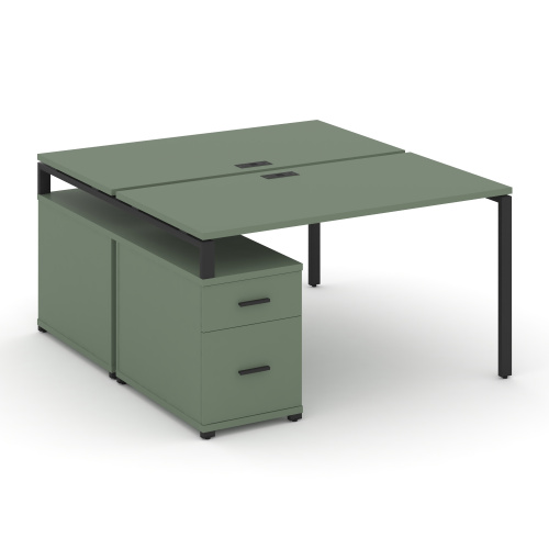 Бенч-система на 2 места с опорной тумбой Concept CN.DRS-305 Бенч-система на 2 места с опорной тумбой Concept CN.DRS-305