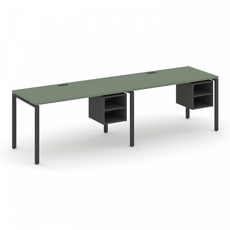 Бенч-система на 2 места с подвесными тумбами Concept CN.ORS-108