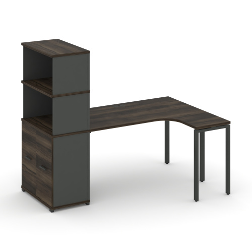 Стол эргономичный с опорным распашным шкафом Concept CN.SA-215(R) Стол эргономичный с опорным распашным шкафом Concept CN.SA-215(R)