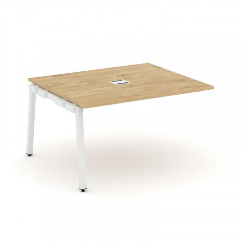 Style Project Проходной наб. элем. перег. стола SN-5A.NSPRG-033 Дуб Табак/Металл Белый 1380*1180*750 фото 14