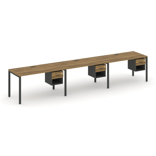 Бенч-система на 3 места с подвесными тумбами Concept CN.ORS-139 Бенч-система на 3 места с подвесными тумбами Concept CN.ORS-139