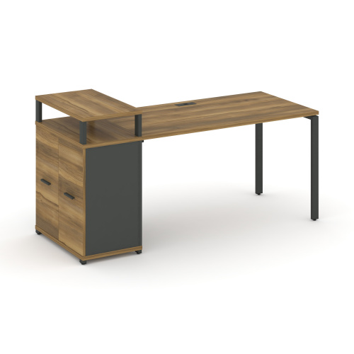 Стол офисный с опорным распашным шкафом Concept CN.SP-222
