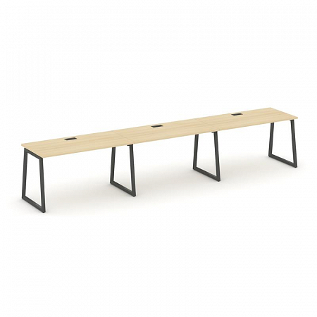 Style Project Рабочая станция 1 сторон. SN-4T1.ORS-053 Акация Лорка/Металл Антрацит/Заглушка Пластик