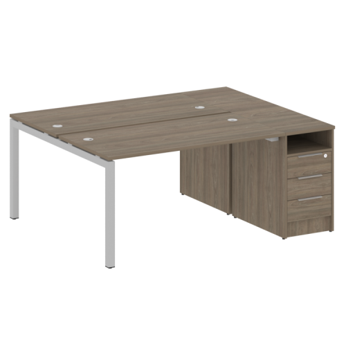 Бенч-система с тумбой на П-обр. м/к Metal System Quattro 50БП.РС-СТП-2.3 Бенч-система с тумбой на П-обр. м/к Metal System Quattro 50БП.РС-СТП-2.3