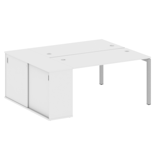 Бенч-система с шкафом-купе на П-обр. м/к Metal System Quattro 50БП.РС-СШК-1.3 фото 7 Бенч-система с шкафом-купе на П-обр. м/к Metal System Quattro 50БП.РС-СШК-1.3 фото 7