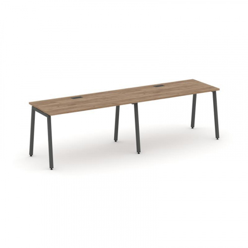 Style Project Рабочая станция 1 сторон. SN-4A.ORS-011 Тиквуд Светлый/Металл Белый 1960*700*750 фото 22