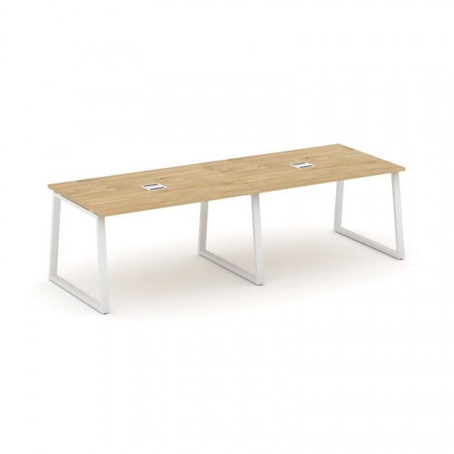 Style Project Стол переговорный SN-6T1.SPRG-011 Акация Лорка/Металл Антрацит/Заглушка Металл Антраци фото 2 Style Project Стол переговорный SN-6T1.SPRG-011 Акация Лорка/Металл Антрацит/Заглушка Металл Антраци фото 2