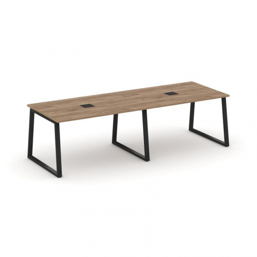 Style Project Стол переговорный SN-6T1.SPRG-011 Акация Лорка/Металл Антрацит/Заглушка Металл Антраци фото 9 Style Project Стол переговорный SN-6T1.SPRG-011 Акация Лорка/Металл Антрацит/Заглушка Металл Антраци фото 9