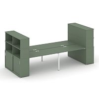 Бенч-система с опорными шкафами-купе Concept CN.DRS-285