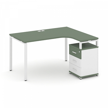 Стол эргономичный с опорной тумбой Concept CN.SA-307(R)