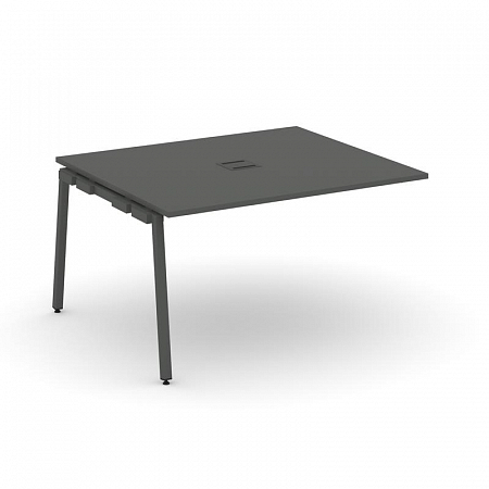 Style Project Проходной наб. элем. перег. стола SN-4A.NSPRG-034 Антрацит/Металл Антрацит 1580*1180*7