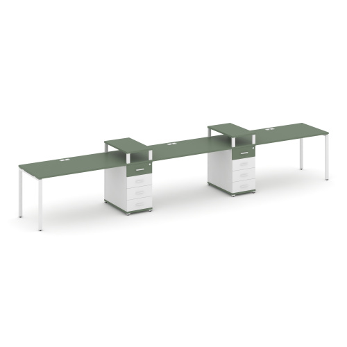 Бенч-система на 3 места с 2 опорными тумбами Concept CN.ORS-451 фото 5 Бенч-система на 3 места с 2 опорными тумбами Concept CN.ORS-451 фото 5