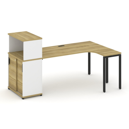 Стол эргономичный с опорным шкафом-купе Concept CN.SA-220(R) Стол эргономичный с опорным шкафом-купе Concept CN.SA-220(R)