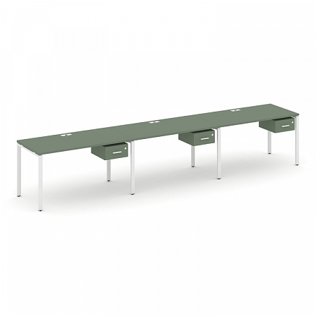 Бенч-система на 3 места с подвесными тумбами Concept CN.ORS-132