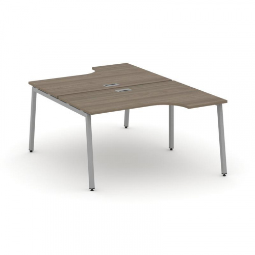 Style Project Рабочая станция эргоном. SN-4A.DRPA-012 Дуб Табак/Металл Антрацит 1580*1432/1992*750 фото 2 Style Project Рабочая станция эргоном. SN-4A.DRPA-012 Дуб Табак/Металл Антрацит 1580*1432/1992*750 фото 2