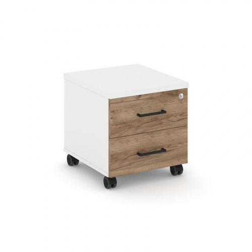 Style Project Тумба мобильная усил. колеса SN.TMU-001 Дуб Наварра/Черный Ручки 416*460*437 фото 2 Style Project Тумба мобильная усил. колеса SN.TMU-001 Дуб Наварра/Черный Ручки 416*460*437 фото 2