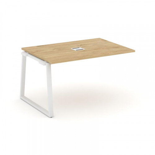 Style Project Проходной наб. элем. перег. стола SN-6T1.NSPRG-002 Акация Лорка/Металл Антрацит/Заглуш фото 3