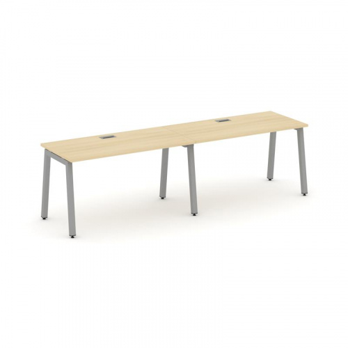 Style Project Рабочая станция 1 сторон. SN-5A.ORS-004 Дуб Наварра/Металл Белый 3160*600*750