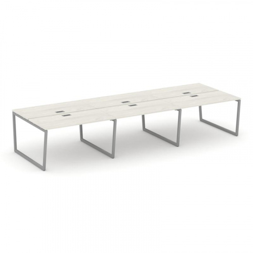 Style Project Рабочая станция 2-х сторон. SN-4T2.DRS-072 Акация Лорка/Металл Антрацит/Заглушка Пласт фото 11