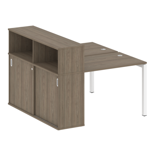 Бенч-система с шкафом-купе на П-обр. м/к Metal System Quattro 50БП.РС-СШК-2.1 фото 3 Бенч-система с шкафом-купе на П-обр. м/к Metal System Quattro 50БП.РС-СШК-2.1 фото 3