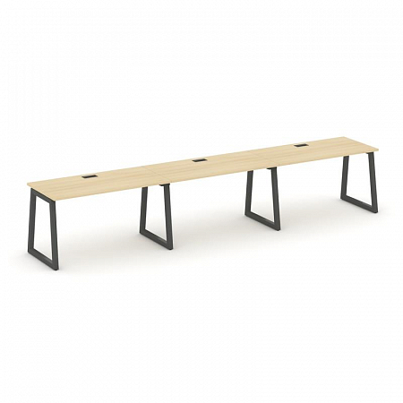 Style Project Рабочая станция 1 сторон. SN-5T1.ORS-032 Акация Лорка/Металл Антрацит/Заглушка Пластик