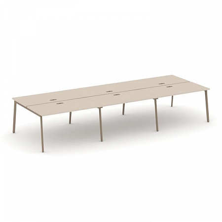 Бенч-система на 6 мест Estetica ES.D.RS-6.3-LP