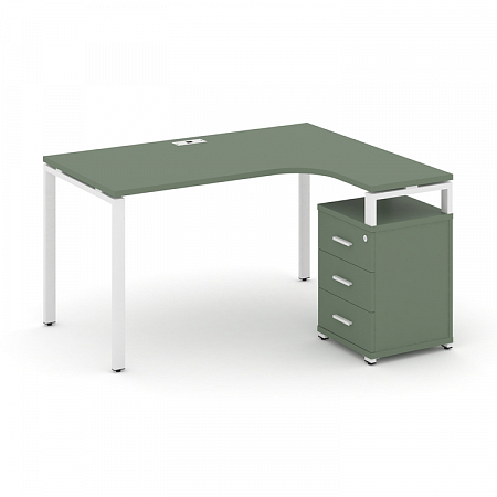 Стол эргономичный с опорной тумбой Concept CN.SA-305(R)