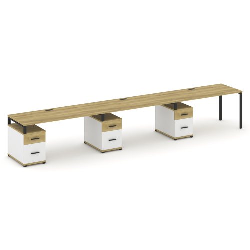 Бенч-система на 3 места с 3 опорными тумбами Concept CN.ORS-348 фото 6 Бенч-система на 3 места с 3 опорными тумбами Concept CN.ORS-348 фото 6