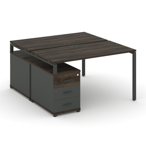 Бенч-система на 2 места с опорной тумбой Concept CN.DRS-302 фото 3 Бенч-система на 2 места с опорной тумбой Concept CN.DRS-302 фото 3