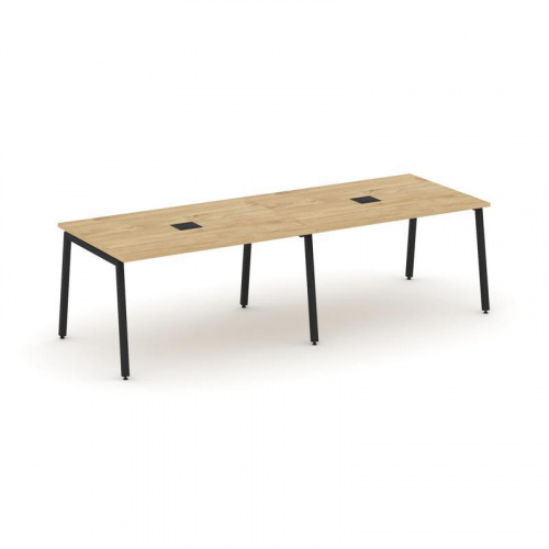 Style Project Стол переговорный SN-4A.SPRG-014 Белый/Металл Антрацит 3160*980*750 фото 8