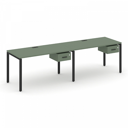 Бенч-система на 2 места с подвесными тумбами Concept CN.ORS-109