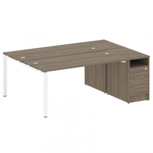 Бенч-система с тумбой на П-обр. м/к Metal System БП.РС-СТП-2.4 Бенч-система с тумбой на П-обр. м/к Metal System БП.РС-СТП-2.4