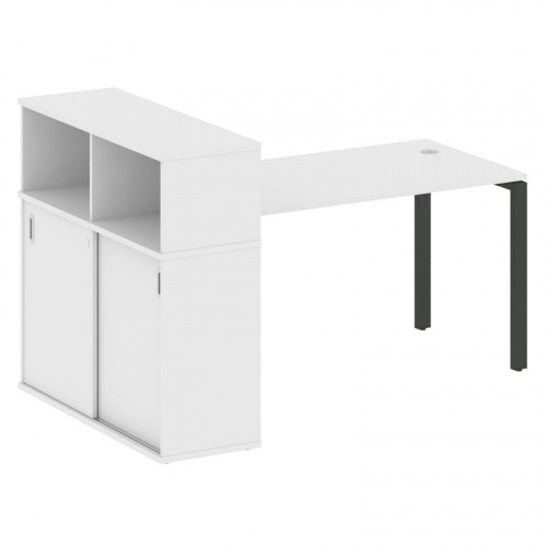 Стол письменный с шкафом-купе на П-обр. м/к Metal System БП.РС-СШК-3.3 фото 10 Стол письменный с шкафом-купе на П-обр. м/к Metal System БП.РС-СШК-3.3 фото 10