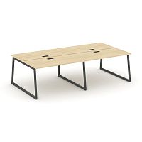 Style Project Рабочая станция 2-х сторон. SN-4T1.DRS-042 Акация Лорка/Металл Антрацит/Заглушка Пласт