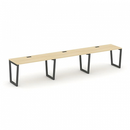 Style Project Рабочая станция 1 сторон. SN-5T2.ORS-032 Акация Лорка/Металл Антрацит/Заглушка Пластик