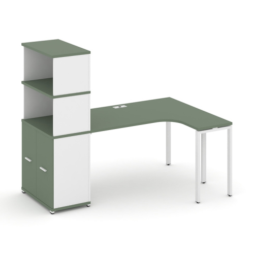 Стол эргономичный с опорным распашным шкафом Concept CN.SA-215(R) Стол эргономичный с опорным распашным шкафом Concept CN.SA-215(R)