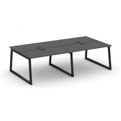 Style Project Рабочая станция 2-х сторон. SN-5T1.DRS-034 Акация Лорка/Металл Антрацит/Заглушка Пласт фото 5