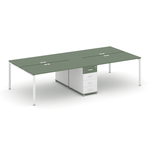 Бенч-система на 4 места с 1 опорной тумбой Concept CN.DRS-420 фото 5 Бенч-система на 4 места с 1 опорной тумбой Concept CN.DRS-420 фото 5