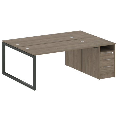 Бенч-система с тумбой на О-обр. м/к Metal System Quattro 50БО.РС-СТП-2.4