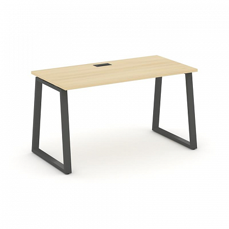 Style Project Стол письменный SN-6T1.SP-022 Акация Лорка/Металл Антрацит/Заглушка Пластик Черный 118
