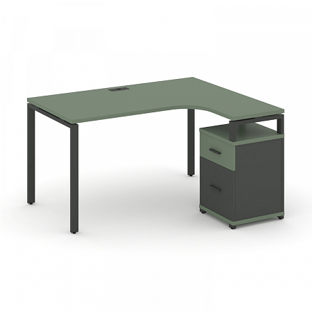 Стол эргономичный с опорной тумбой Concept CN.SA-306(R)