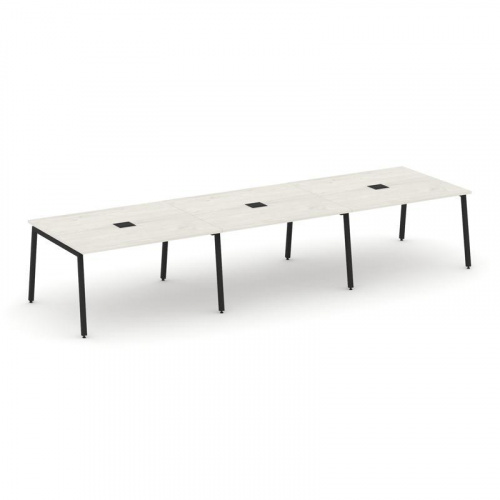 Style Project Стол переговорный SN-4A.SPRG-054 Белый/Металл Антрацит 4740*1180*750 фото 7