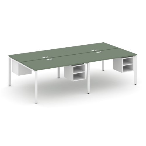 Бенч-система на 4 места с подвесными тумбами Concept CN.DRS-127