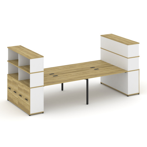 Бенч-система с опорными распашными шкафами Concept CN.DRS-275 фото 6 Бенч-система с опорными распашными шкафами Concept CN.DRS-275 фото 6